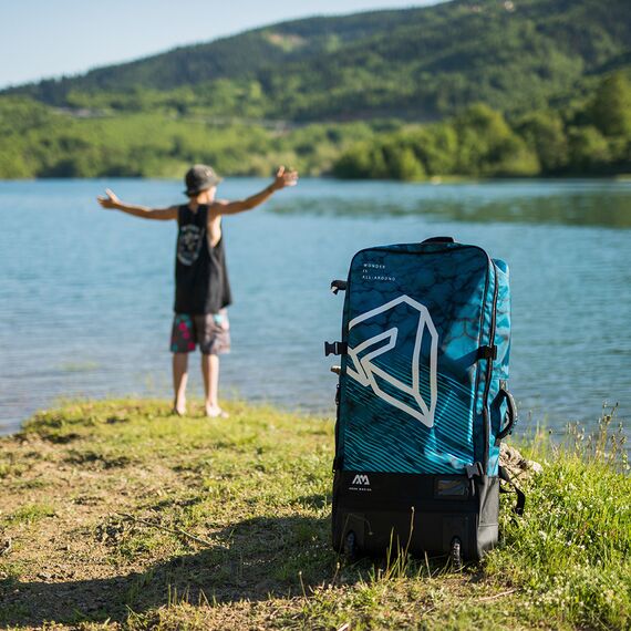 Сумка-рюкзак на колесах Aqua Marina Premium Luggage Bag (Blueberry 90L), img 3