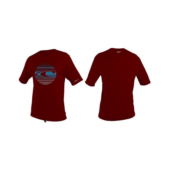 Гидромайка юношеская SKINS S/S SURF TEE (097)