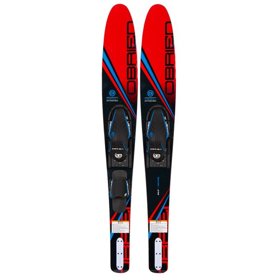 Лыжи парные прогулочные O'Brien COMBO SKI VORTEX 65.5" RED W/ X7 & RT