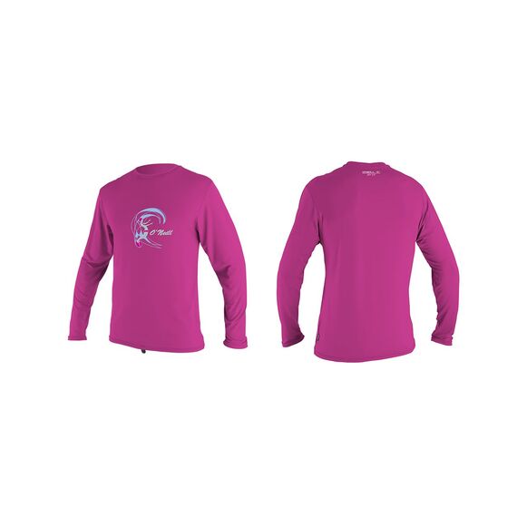 Гидромайка детская длинный рукав O'Neill TODDLER O'ZONE L/S SUN SHIRT BERRY S20