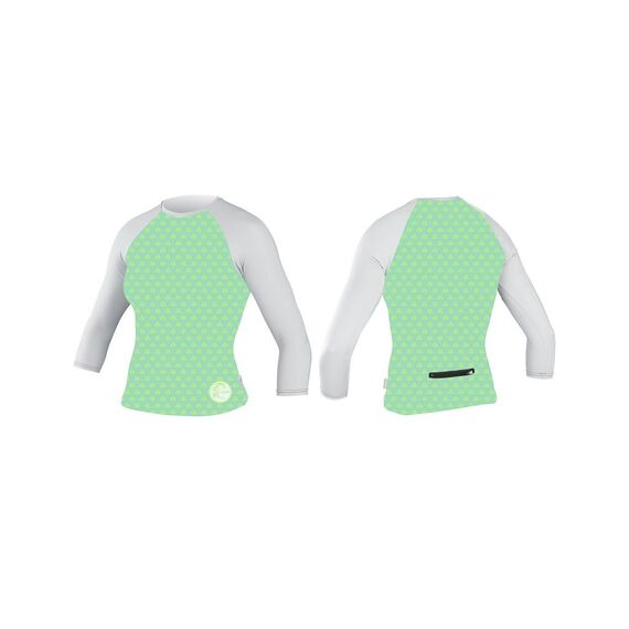 Гидромайка женская рукав 3/4 SLEEVE RASH (AZ7)