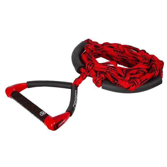 Фал с рукояткой для вейксерфинга O'Brien ROPE PRO SURF 10" RED S23