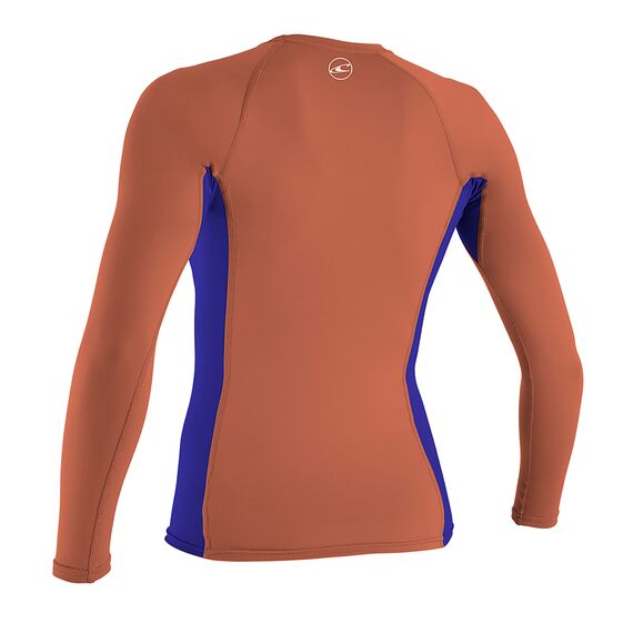 Гидромайка детская O'Neill длинный рукав GIRLS PREMIUM SKINS L/S RASH GUARD CORALPNCH/COBALT/CORALPN S18, img 2