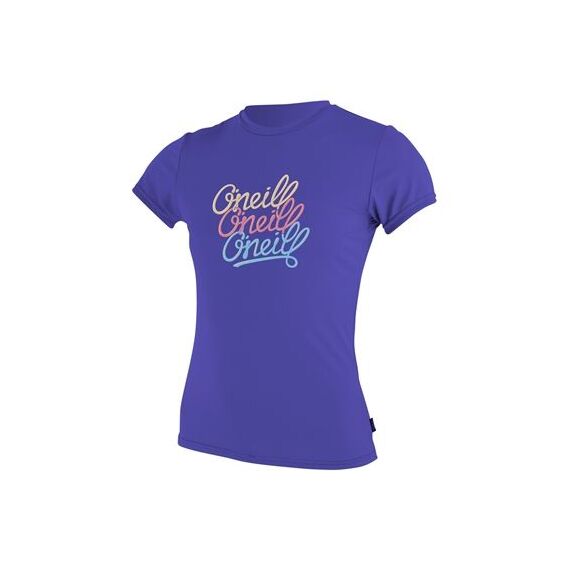Гидромайка детская O'Neill короткий рукав GIRLS SKINS S/S RASH TEE COBALT (235)