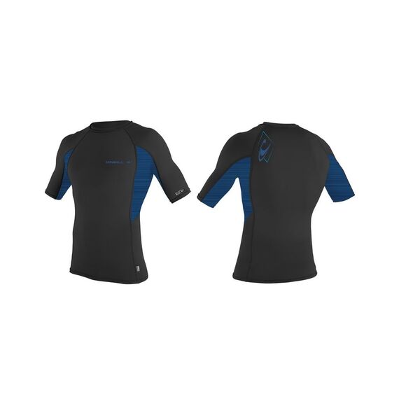 Гидромайка мужская короткий рукав O'NEILL SKINS GRAPHIC CREW BLK/LUNAR/BLK S15