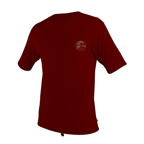 Гидромайка мужская короткий рукав SKINS SURF TEE DARK RED (097)