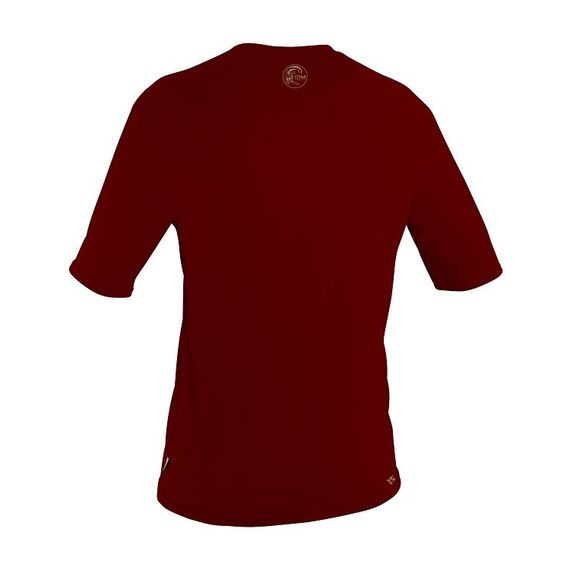 Гидромайка мужская короткий рукав SKINS SURF TEE DARK RED (097), img 2