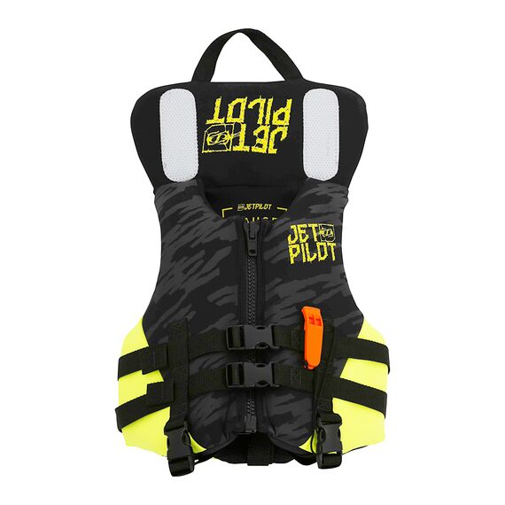 Спасательный жилет неопрен детский Jetpilot Cause Kids ISO 100N Neo black/yellow S23