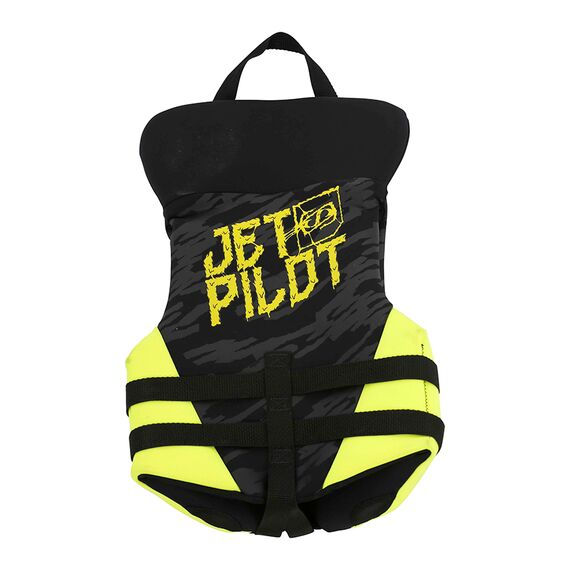 Спасательный жилет неопрен детский Jetpilot Cause Kids ISO 100N Neo black/yellow S23, img 2