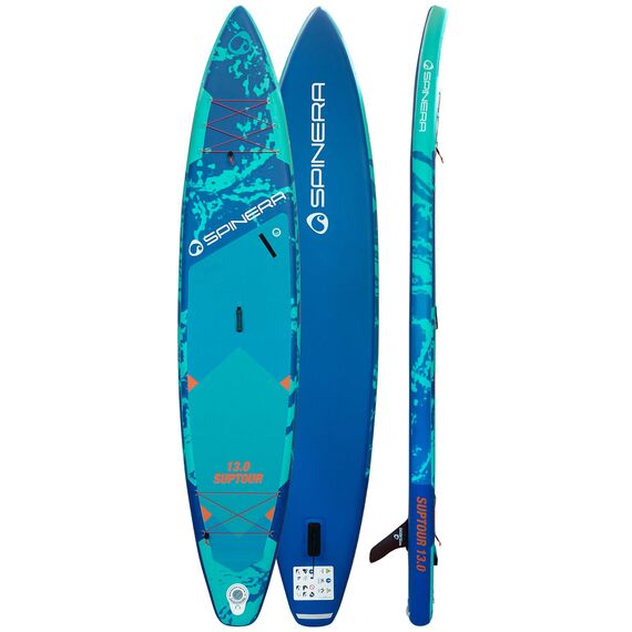 Каяк надувнной 3-местый для туризма Spinera Hybris 500 Teal/Grey/White PVC/HDDS S23
