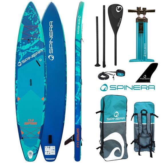 Каяк надувнной 3-местый для туризма Spinera Hybris 500 Teal/Grey/White PVC/HDDS S23, img 19
