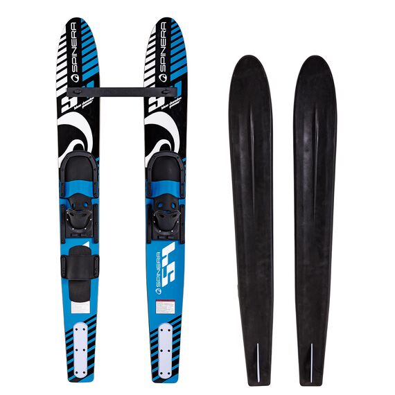 Лыжи парные прогулочные детские Spinera Combo Ski Blue Danube 54''