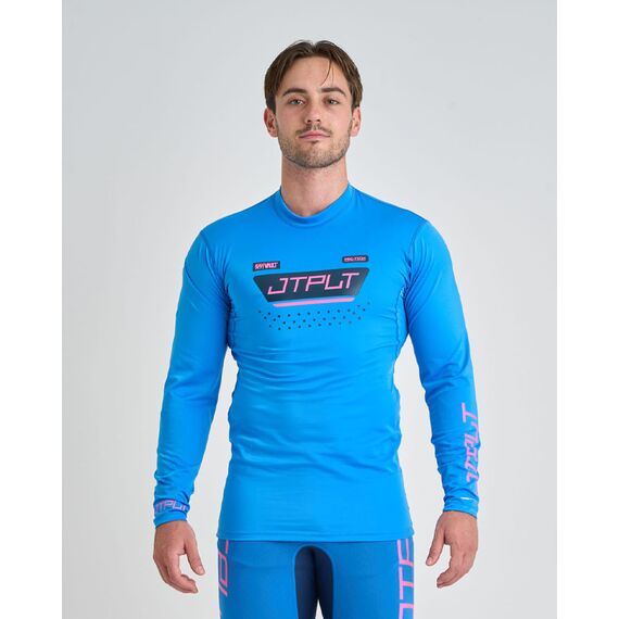 Гидромайка мужская длинный рукав Jetpilot VAULT LS RASHIE Blue, img 2