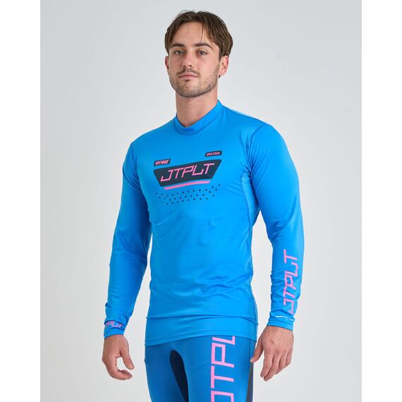 Гидромайка мужская длинный рукав Jetpilot VAULT LS RASHIE Blue, img 3