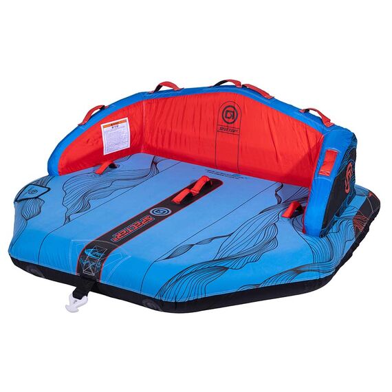 Баллон буксировочный 2-местный O'Brien TUBE SPECTER 2 BLUE/RED