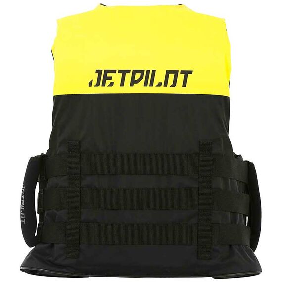 Спасательный жилет для гидроцикла нейлон мужской JP Strike ISO 50N Nylon Super Grip yellow/black S23, img 2