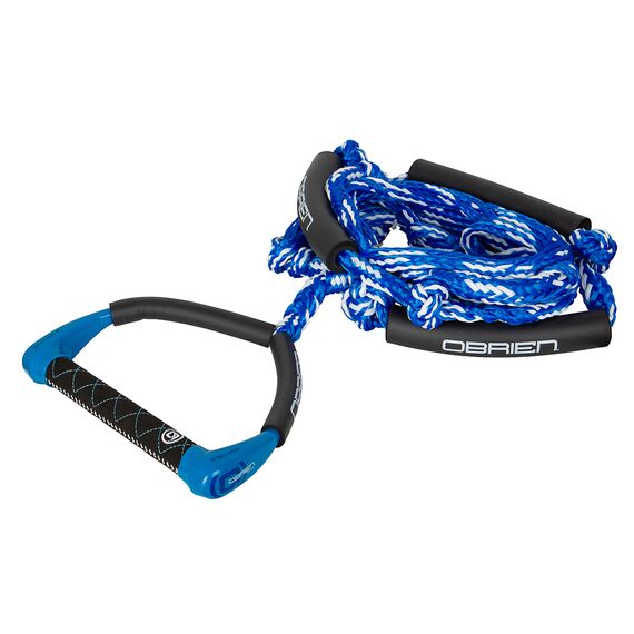 Фал с рукояткой для вейксерфинга O'Brien ROPE PRO SURF 10" BLUE S23