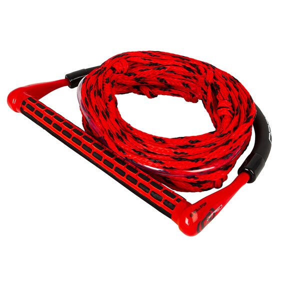 Фал с рукояткой для вейкбординга O'Brien ROPE WAKE COMBO 4 SECTION POLY-E RED S23