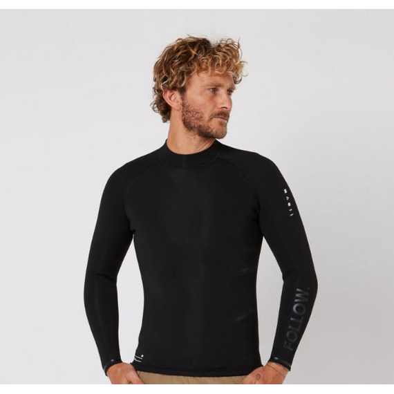 Гидромайка мужская Follow P1 2mm Wetty Top Black
