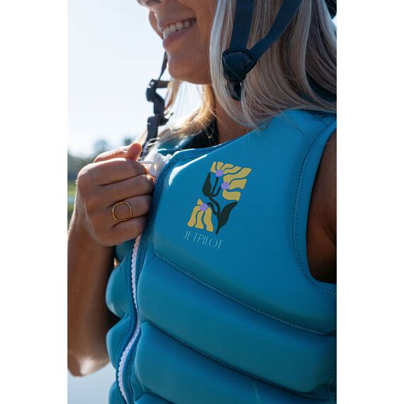 Спасательный жилет неопрен женский Jetpilot LUNA F/E ECO VEST Blue, img 4