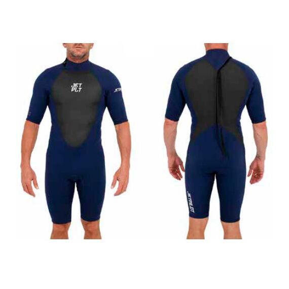 Гидрокостюм мужской короткий Jetpilot Flight S/S 2mm Springsuit Navy S20
