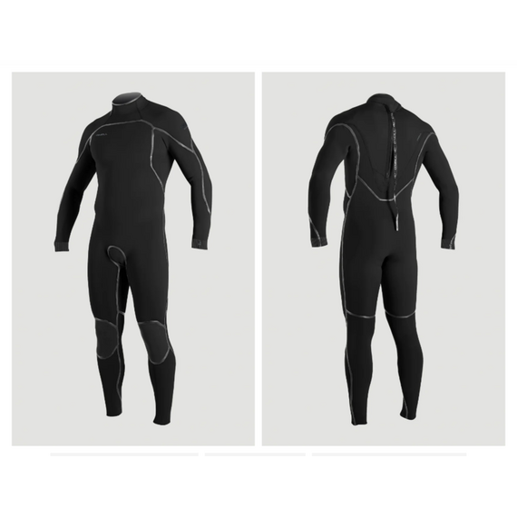 Гидрокостюм мужской длинный O'Neill PSYCHO ONE 3/2 BACK ZIP FULL BLACK/BLACK S21