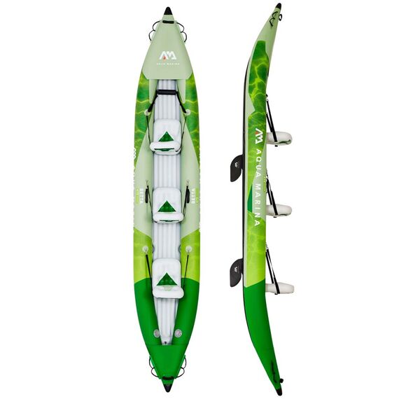 Каяк надувной трехместный с веслами Aqua Marina Betta-475 S23, img 2