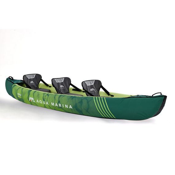 Каноэ надувное трехместное с веслами Aqua Marina Ripple-370 S23, img 2