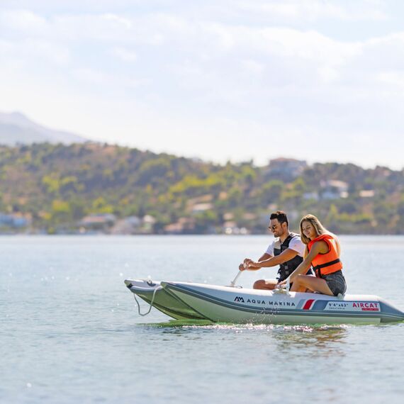Катамаран ПВХ с транцем под мотор Aqua Marina AIRCAT-335 S23, img 14