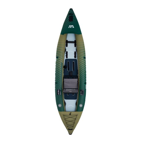 Каяк надувной одно - двухместный для рыбалки Aqua Marina Caliber-398 S23, img 3