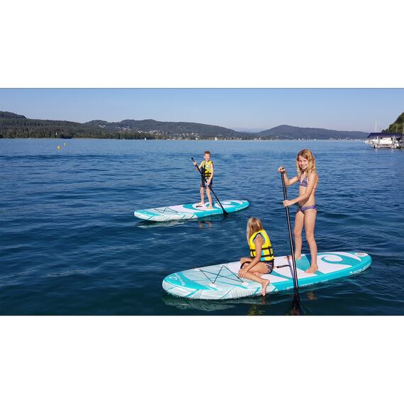 SUP-доска надувная с веслом универсальная Spinera Let's Paddle 10'4" Teal HDDS S23, img 5