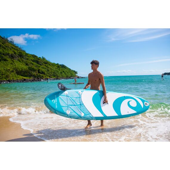 SUP-доска надувная с веслом универсальная Spinera Let's Paddle 10'4" Teal HDDS S23, img 8