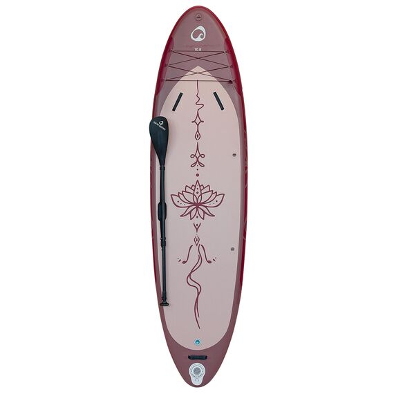 SUP-доска надувная с веслом для фитнеса и йоги Spinera Suprana 10'8" Burgundy HDDS, img 2