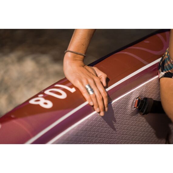 SUP-доска надувная с веслом для фитнеса и йоги Spinera Suprana 10'8" Burgundy HDDS, img 3