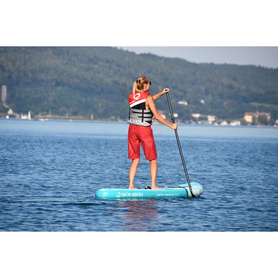 SUP-доска надувная с веслом универсальная Spinera Let's Paddle 9'10" Teal HDDS S23, img 6