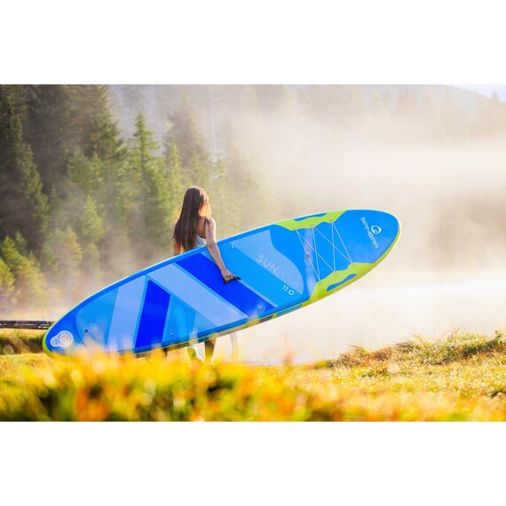 SUP-доска надувная с веслом универсальная Spinera Sun Light 11'0" Blue/Lime SL ULT S23, img 8