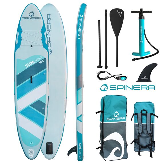 SUP-доска надувная с веслом универсальная Spinera Sun Light 12'0" Blue SL ULT S23