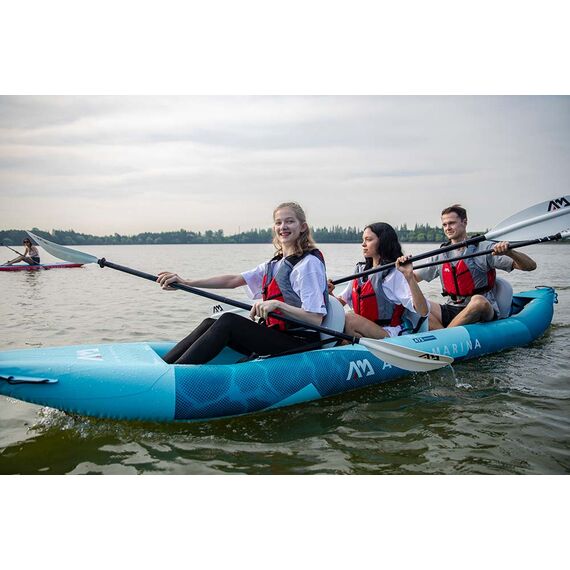 Каяк надувной трехместный с веслами Aqua Marina Betta-475, img 22