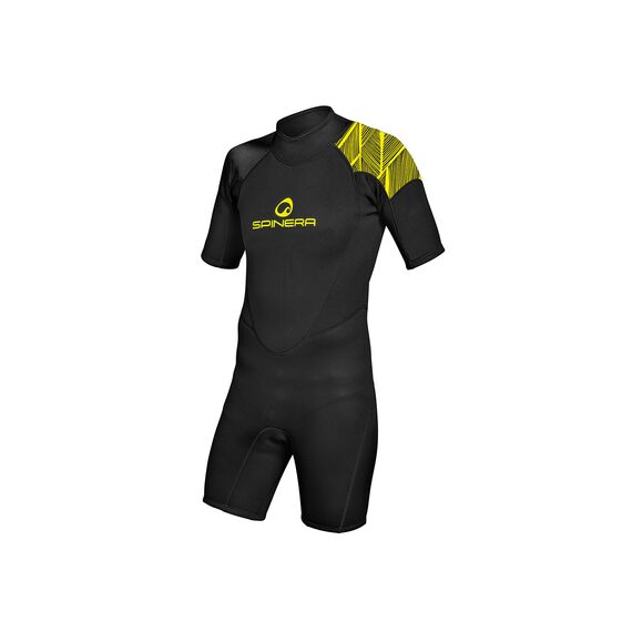 Гидрокостюм детский короткий Spinera Springsuit 2/2 Kids Black/Yellow S23