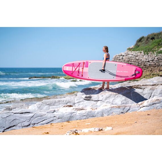SUP-доска надувная с веслом Aqua Marina Coral (Raspberry) 10'2", img 12