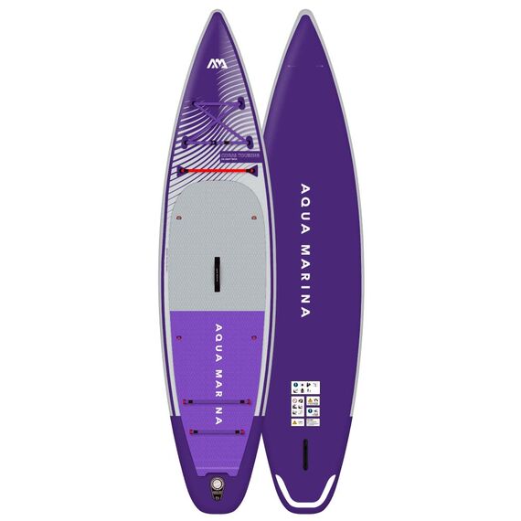 SUP-доска надувная с веслом для туризма Aqua Marina Coral Touring (Night Fade) 11'6" S24, img 9