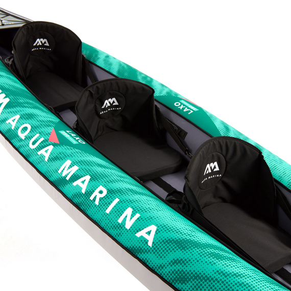 Каяк надувной трехместный с веслами Aqua Marina Laxo-380, img 11
