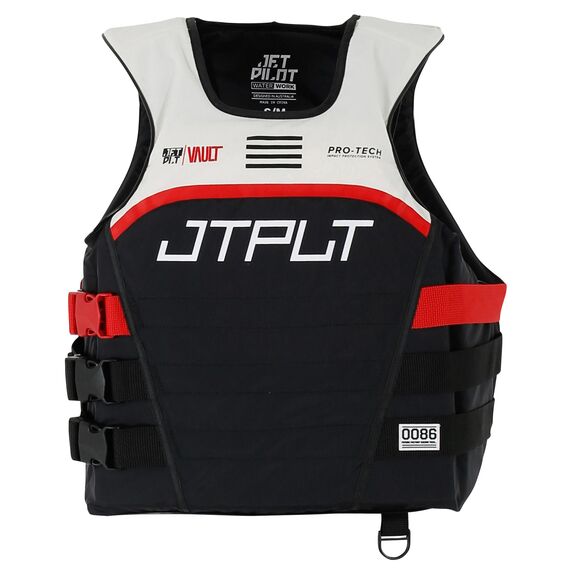 Спасательный жилет для гидроцикла нейлон мужской Jetpilot RX VAULT PROTECH S/E VEST BLACK/WHITE