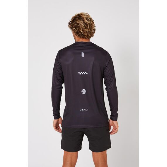 Гидромайка мужская длинный рукав Jetpilot RX Vault Race Jersey black S24, img 2