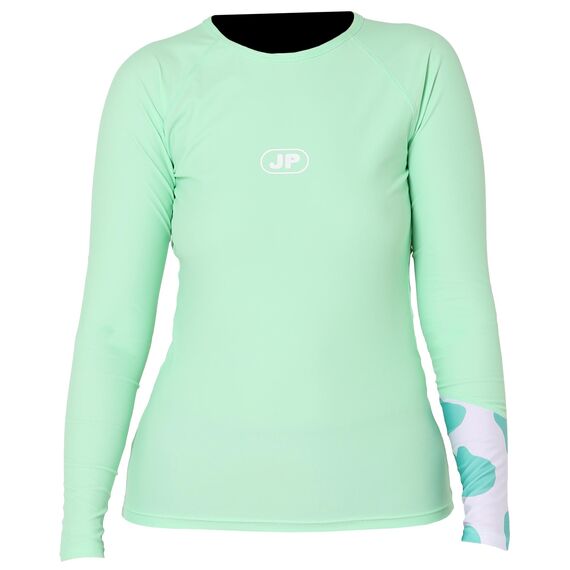 Гидромайка женская длинный рукав Jetpilot Zahra L/S Ladies Rashie mint S24