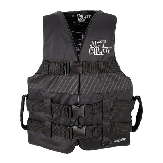Спасательный жилет для гидроцикла нейлон мужской Jetpilot HELIUM F/E NYLON VEST BLACK/BLACK