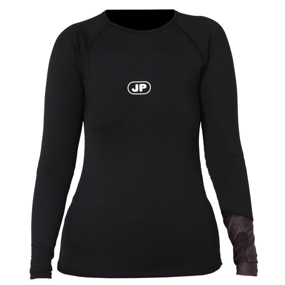 Гидромайка женская длинный рукав Jetpilot Zahra L/S Ladies Rashie black S24