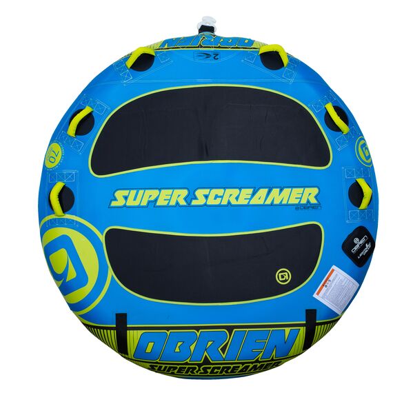 Баллон буксировочный 2-местный O'Brien SUPER SCREAMER 2 BLU/YLW