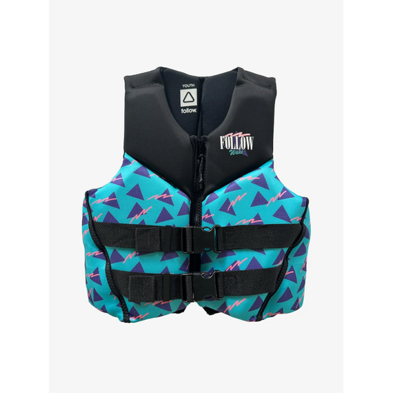 Спасательный жилет детский Follow Grommy Youth CGA Black/Teal