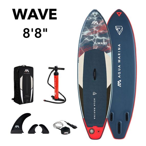 SUP-доска надувная для сёрфинга Aqua Marina Wave 8'8"